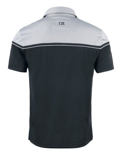Cutter & Buck CB354428 C&amp;B Seabeck Polo - Black/Light Grey