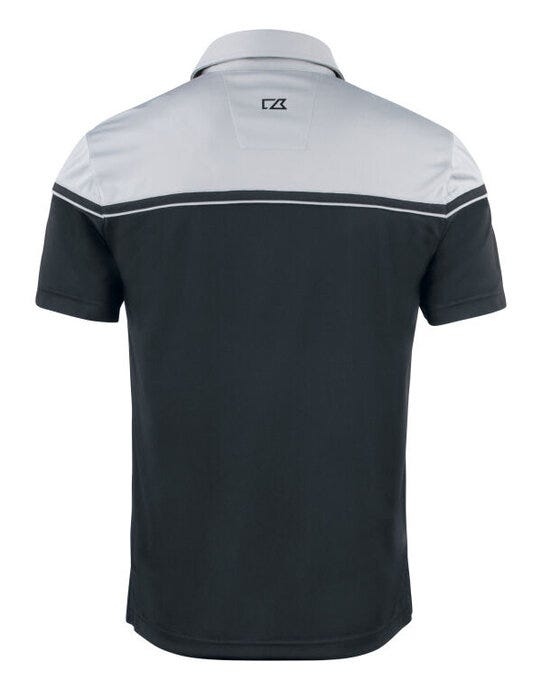 Cutter & Buck CB354428 C&amp;B Seabeck Polo - Black/Light Grey
