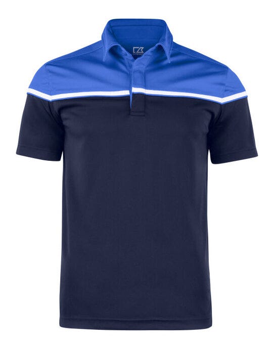 Cutter & Buck CB354428 C&amp;B Seabeck Polo - Dark Navy/Royal