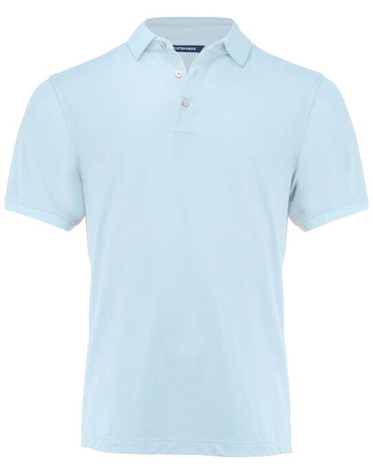 Cutter & Buck CB354434 C&amp;B Virtue Polo Solid - Heaven Blue