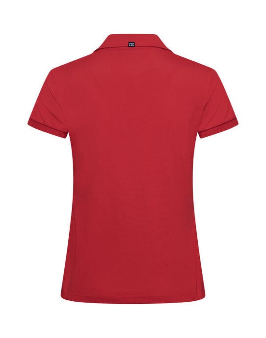 Cutter & Buck CB354435 C&amp;B Ladies Virtue Polo Solid - Red