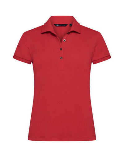 Cutter & Buck CB354435 C&amp;B Ladies Virtue Polo Solid - Red