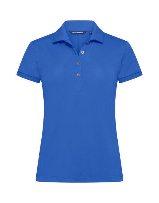 Cutter & Buck CB354435 C&amp;B Ladies Virtue Polo Solid - Royal