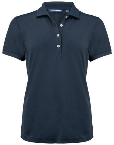 Cutter & Buck CB354435 C&amp;B Ladies Virtue Polo Solid - Dark Navy