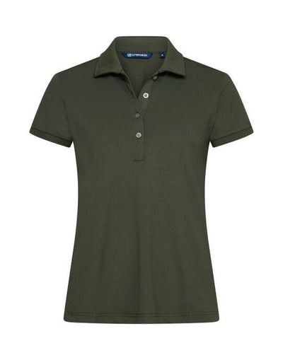 Cutter & Buck CB354435 C&amp;B Ladies Virtue Polo Solid - Ivy Green