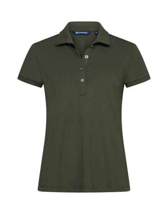 Cutter & Buck CB354435 C&amp;B Ladies Virtue Polo Solid - Ivy Green