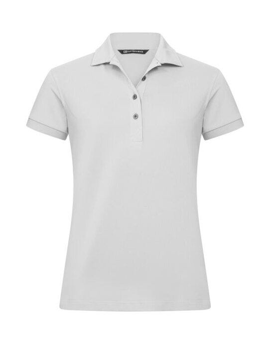 Cutter & Buck CB354435 C&amp;B Ladies Virtue Polo Solid - Silver