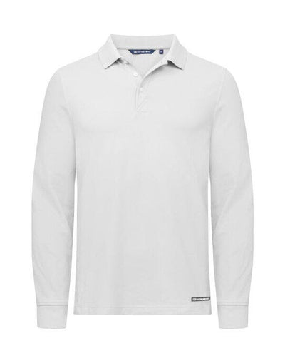 Cutter & Buck CB354438 C&amp;B Advantage Long Sleeve Polo - White