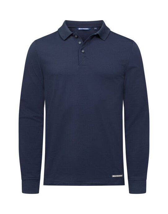 Cutter & Buck CB354438 C&amp;B Advantage Long Sleeve Polo - Dark Navy