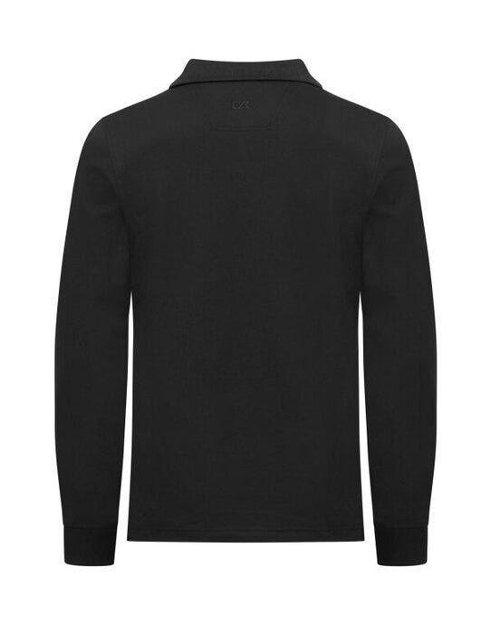 Cutter & Buck CB354438 C&amp;B Advantage Long Sleeve Polo - Black