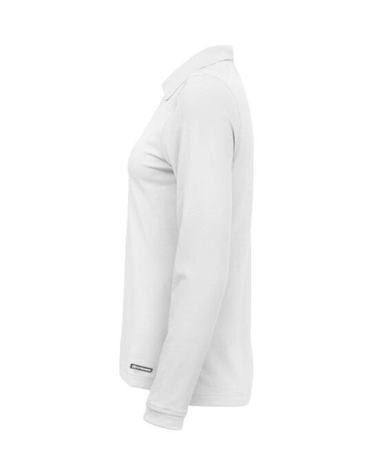 Cutter & Buck CB354439 C&amp;B Ladies Advantage Long Sleeve Polo - White