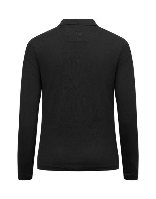 Cutter & Buck CB354439 C&amp;B Ladies Advantage Long Sleeve Polo - Black