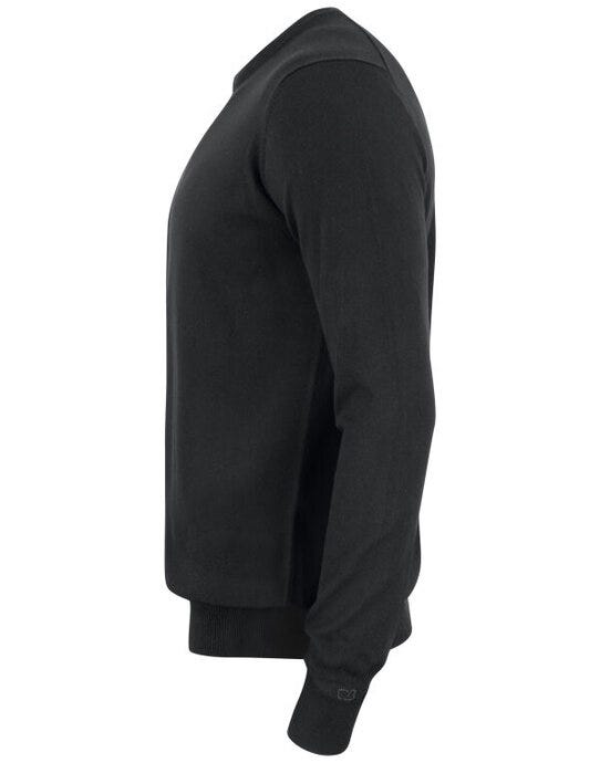 Cutter & Buck CB355416 C&amp;B Oakville Crewneck Sweater - Black