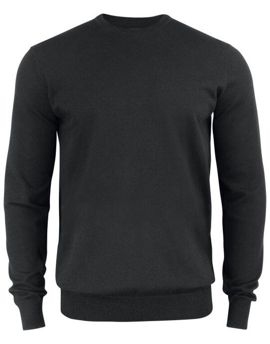 Cutter & Buck CB355416 C&amp;B Oakville Crewneck Sweater - Black