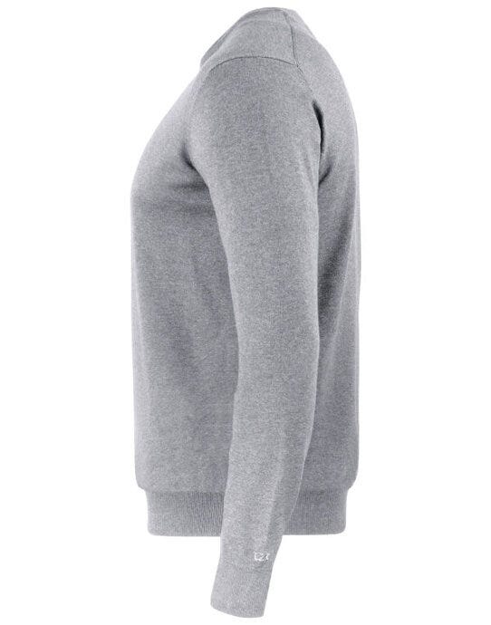 Cutter & Buck CB355416 C&amp;B Oakville Crewneck Sweater - Grey Melange