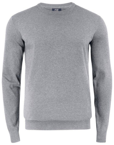 Cutter & Buck CB355416 C&amp;B Oakville Crewneck Sweater - Grey Melange