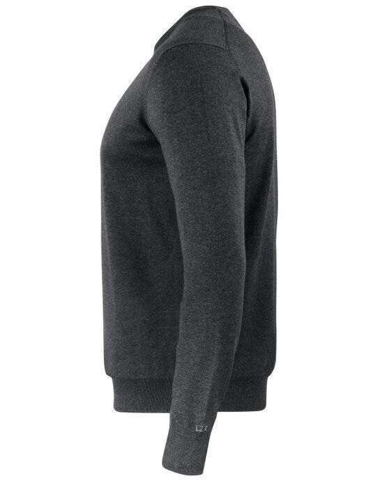 Cutter & Buck CB355416 C&amp;B Oakville Crewneck Sweater - Anthracite Melange