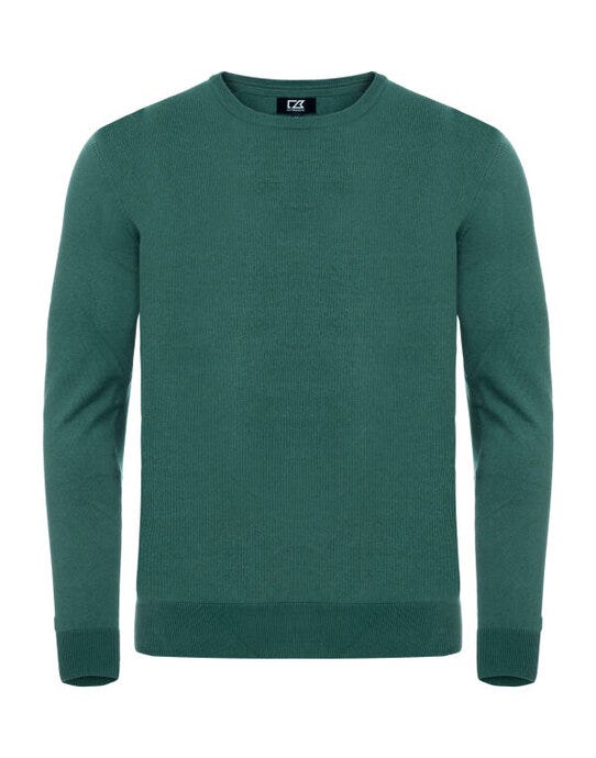 Cutter & Buck CB355416 C&amp;B Oakville Crewneck Sweater - Pine Green