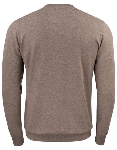 Cutter & Buck CB355416 C&amp;B Oakville Crewneck Sweater - Nougat Melange