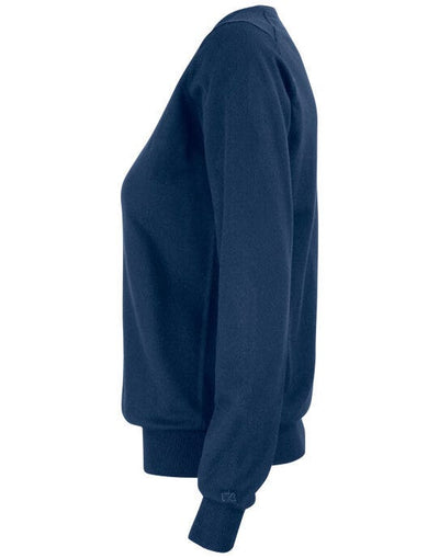 Cutter & Buck CB355417 C&amp;B Ladies Oakville Crewneck Sweat - Dark Navy