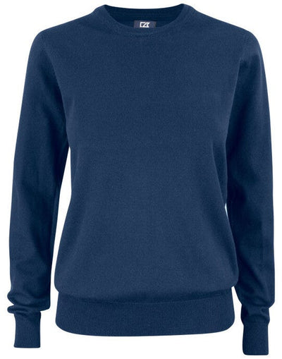 Cutter & Buck CB355417 C&amp;B Ladies Oakville Crewneck Sweat - Dark Navy