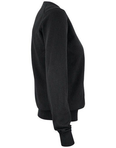 Cutter & Buck CB355417 C&amp;B Ladies Oakville Crewneck Sweat - Black