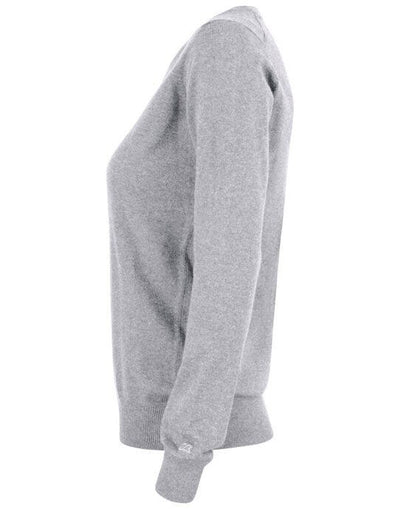 Cutter & Buck CB355417 C&amp;B Ladies Oakville Crewneck Sweat - Grey Melange