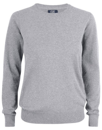 Cutter & Buck CB355417 C&amp;B Ladies Oakville Crewneck Sweat - Grey Melange