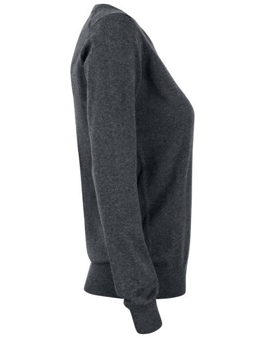 Cutter & Buck CB355417 C&amp;B Ladies Oakville Crewneck Sweat - Anthracite Melange