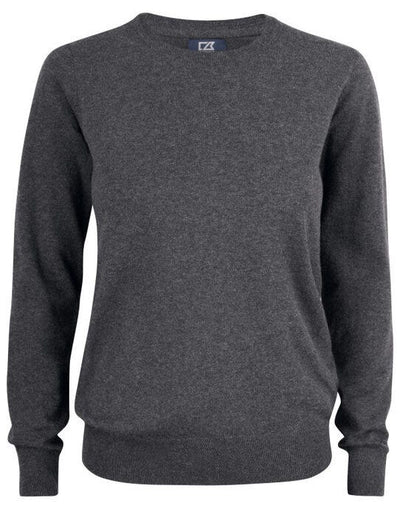 Cutter & Buck CB355417 C&amp;B Ladies Oakville Crewneck Sweat - Anthracite Melange