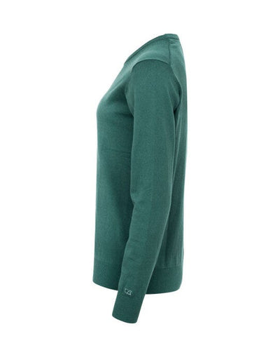Cutter & Buck CB355417 C&amp;B Ladies Oakville Crewneck Sweat - Pine Green