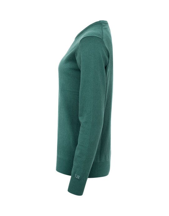Cutter & Buck CB355417 C&amp;B Ladies Oakville Crewneck Sweat - Pine Green