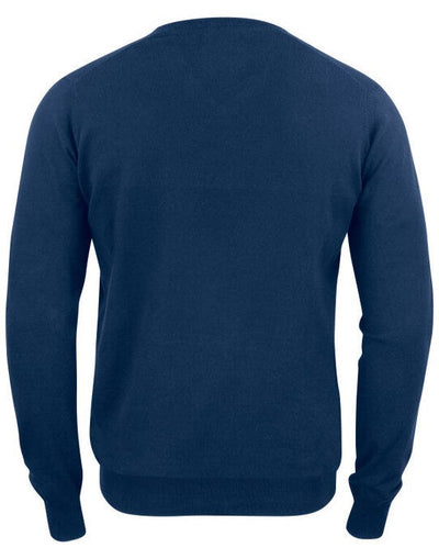 Cutter & Buck CB355418 C&amp;B Oakville V-Neck Sweater - Dark Navy