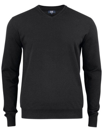 Cutter & Buck CB355418 C&amp;B Oakville V-Neck Sweater - Black