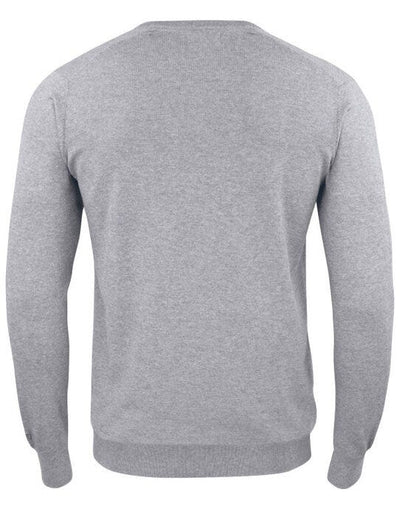 Cutter & Buck CB355418 C&amp;B Oakville V-Neck Sweater - Grey Melange