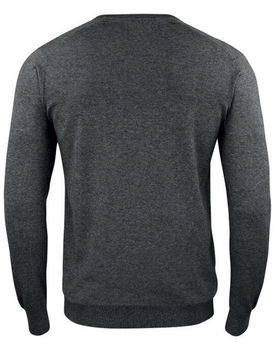 Cutter & Buck CB355418 C&amp;B Oakville V-Neck Sweater - Anthracite Melange