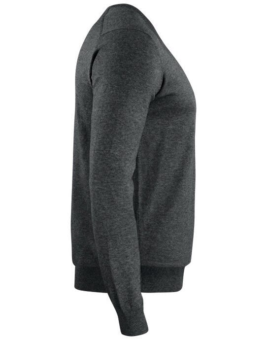 Cutter & Buck CB355418 C&amp;B Oakville V-Neck Sweater - Anthracite Melange