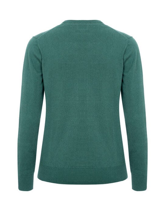 Cutter & Buck CB355419 C&amp;B Ladies Oakville V-Neck Sweater - Pine Green