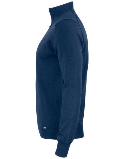 Cutter & Buck CB355420 C&amp;B Everett Half Zip Sweater - Dark Navy