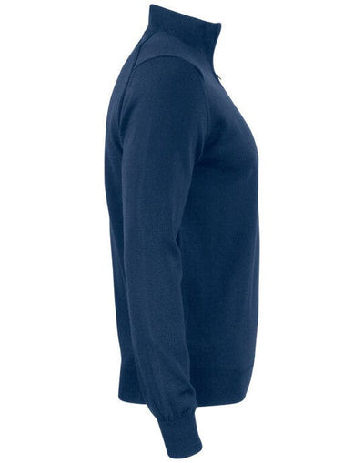 Cutter & Buck CB355420 C&amp;B Everett Half Zip Sweater - Dark Navy