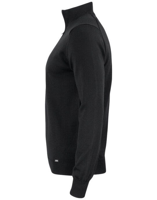 Cutter & Buck CB355420 C&amp;B Everett Half Zip Sweater - Black