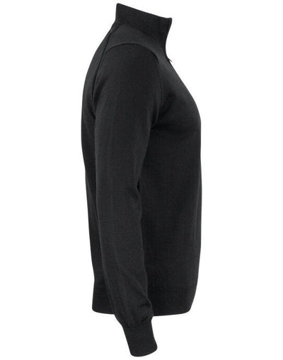 Cutter & Buck CB355420 C&amp;B Everett Half Zip Sweater - Black