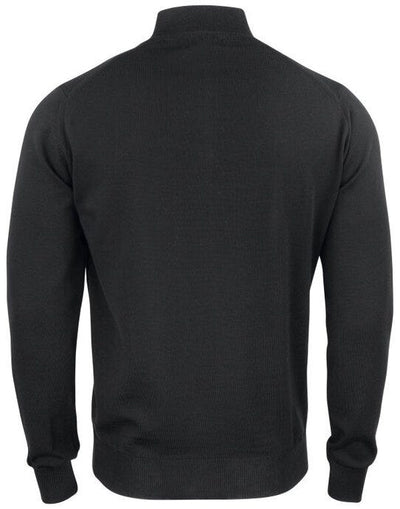 Cutter & Buck CB355420 C&amp;B Everett Half Zip Sweater - Black