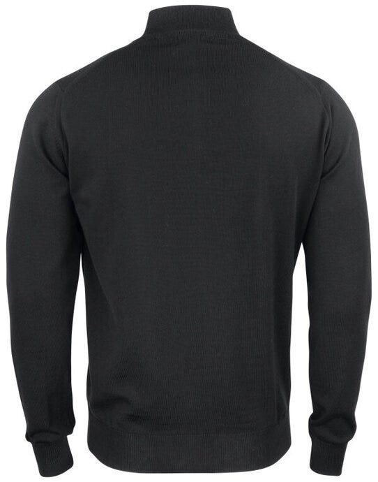 Cutter & Buck CB355420 C&amp;B Everett Half Zip Sweater - Black
