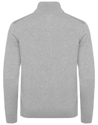 Cutter & Buck CB355428 C&amp;B Oakville Half Zip Sweater - Grey Melange