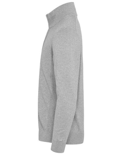 Cutter & Buck CB355428 C&amp;B Oakville Half Zip Sweater - Grey Melange