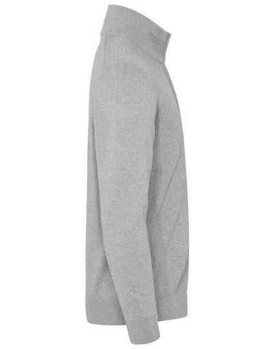 Cutter & Buck CB355428 C&amp;B Oakville Half Zip Sweater - Grey Melange
