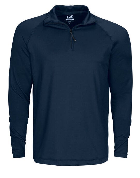Cutter & Buck CB358400 C&amp;B Coos Bay Half Zip - Dark Navy