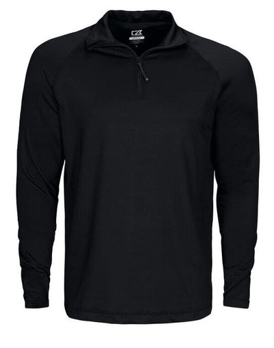 Cutter & Buck CB358400 C&amp;B Coos Bay Half Zip - Black