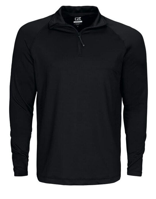 Cutter & Buck CB358400 C&amp;B Coos Bay Half Zip - Black